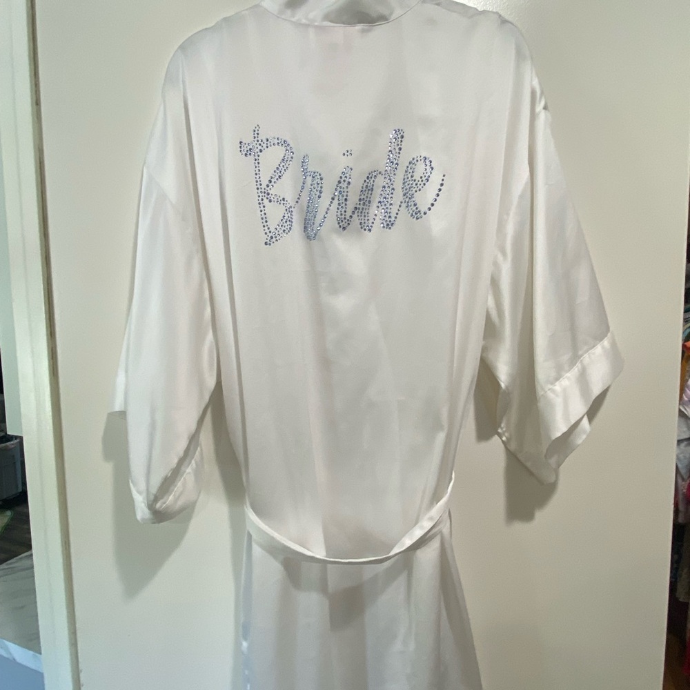 Victoria's Secret Bride Satin Robe